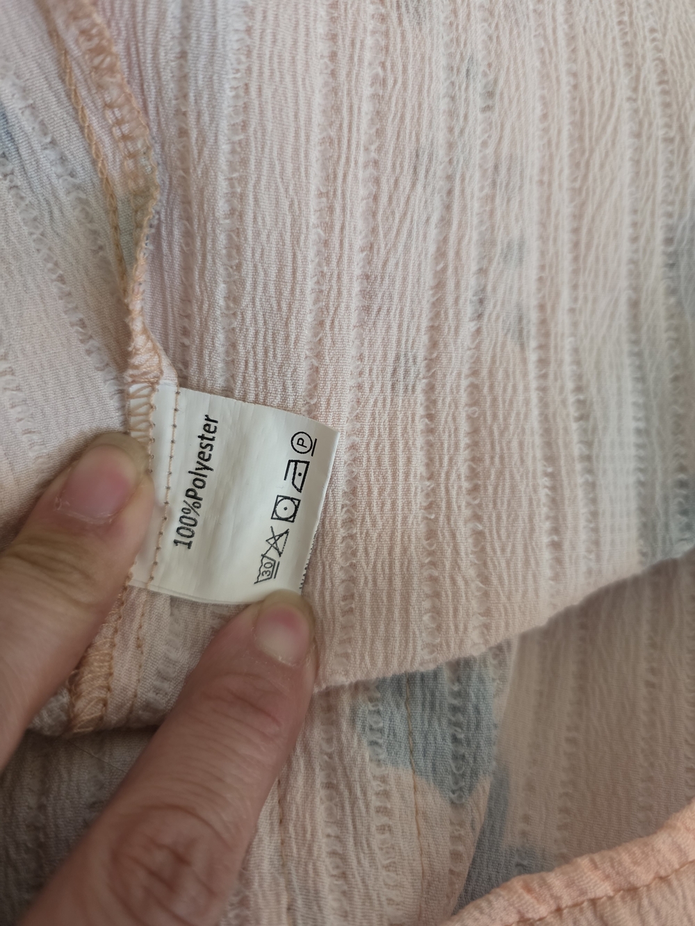 * Women’s Lace-Trim Floral Blouse - Peach Coral Light Weight Casual Summer XL - Picture 7 of 10